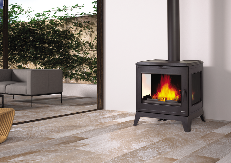 Bronpi BURY – Poêle à bois en fonte 18 kW