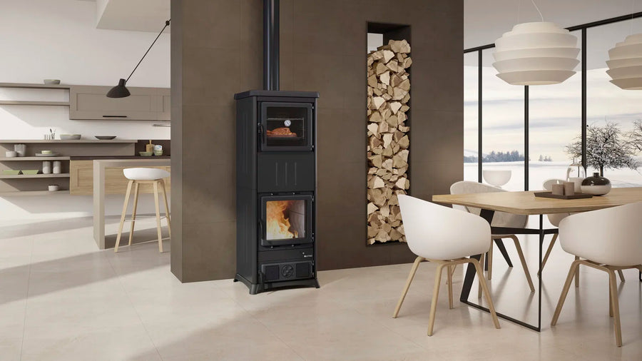 Poêle à bois La Nordica NOVA FORNO.16 STEEL 11,8 kW - image 1