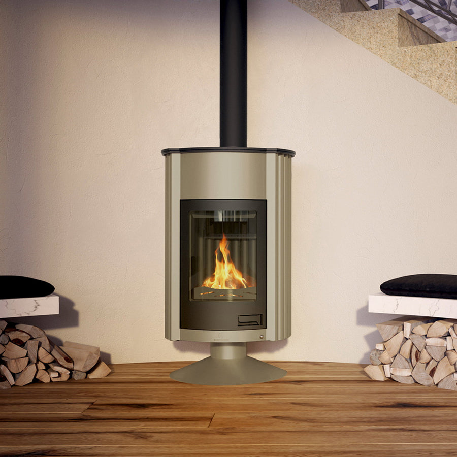 Poêle à air chaud Masterflamme Grande II Olive 17 kW HSF41-008 - image 1
