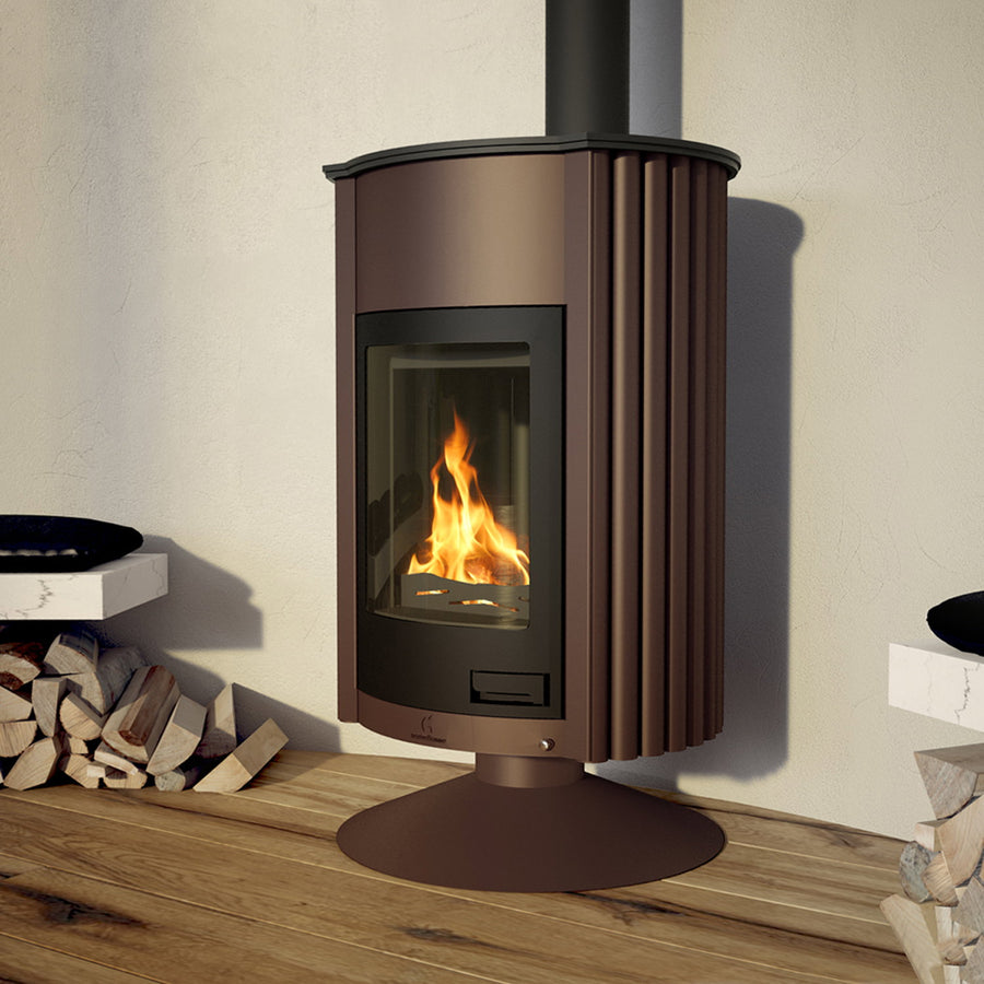 Poêle à air chaud Masterflamme Grande II Velvety Brown 17 kW HSF41-016 - image 1