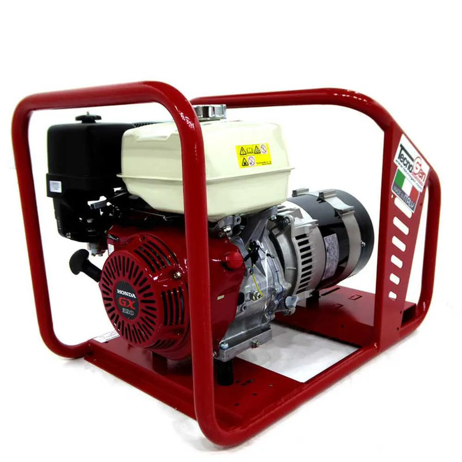 TecnoGen H8000 groupe électrogène essence Honda GX390 5,8 kW avec alternateur Mecc Alte