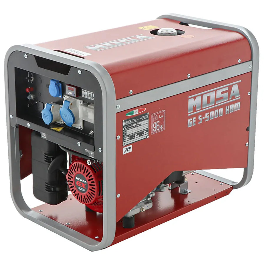 MOSA GE S-5000 HBM AVR groupe électrogène essence Honda GX270 4,4 kW