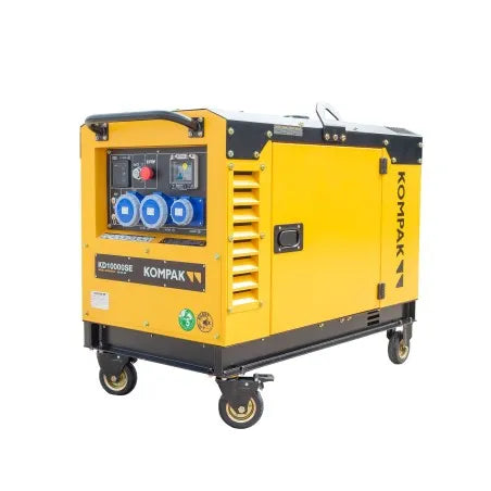 Kompak KD10000SE groupe électrogène diesel monophasé 8500 W insonorisé