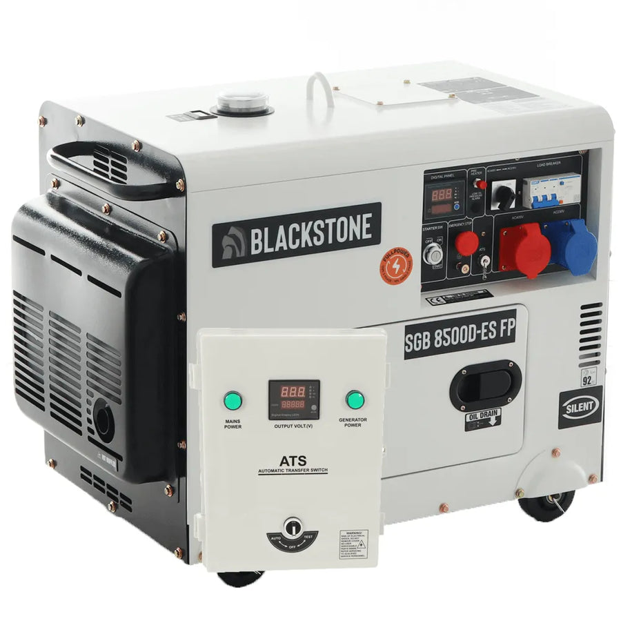 BlackStone SGB 8500 D-ES FP groupe électrogène diesel insonorisé avec AVR et ATS