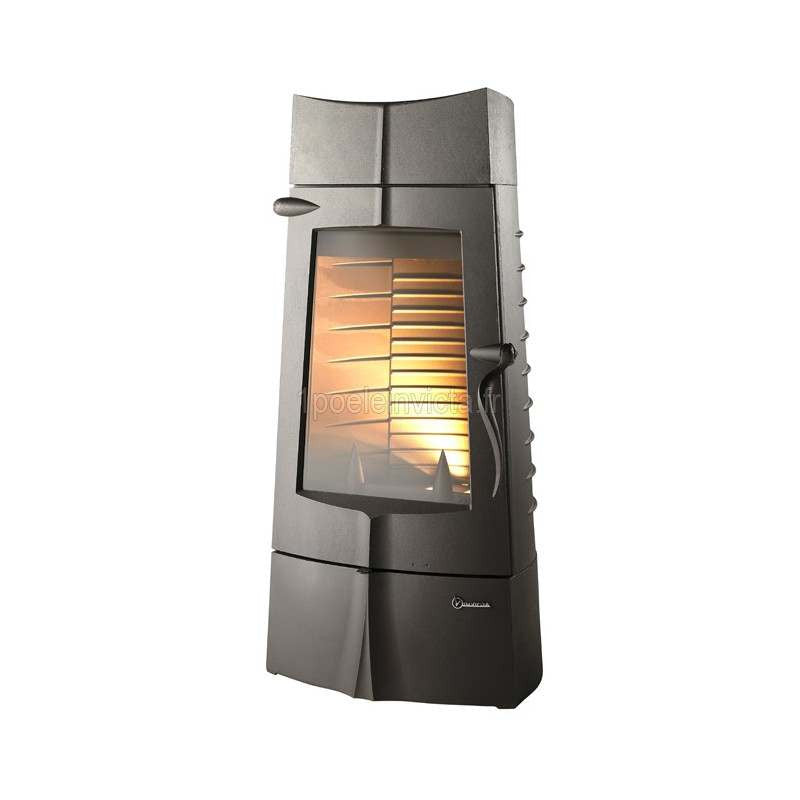 Invicta Chamane 10 – Poêle à bois 10 kW pour 100 m²