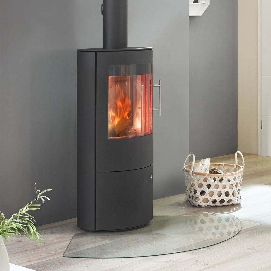 Poêle à bois Königshütte Draco M avec porte en acier 5 kW