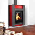 Poêle à bois Aquaflam Vario Kalmar Rouge 11 kW HSF34-108 - image 1