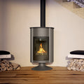 Poêle à air chaud Masterflamme Grande II Gris 17 kW HSF41-024 - image 1