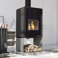 Poêle à bois HS Flamingo Deluxe Pentai Gris 9 kW - image 1