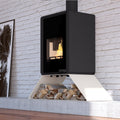 Poêle à bois HS Flamingo Deluxe Senai Crème 9 kW HSF42-035 - image 1