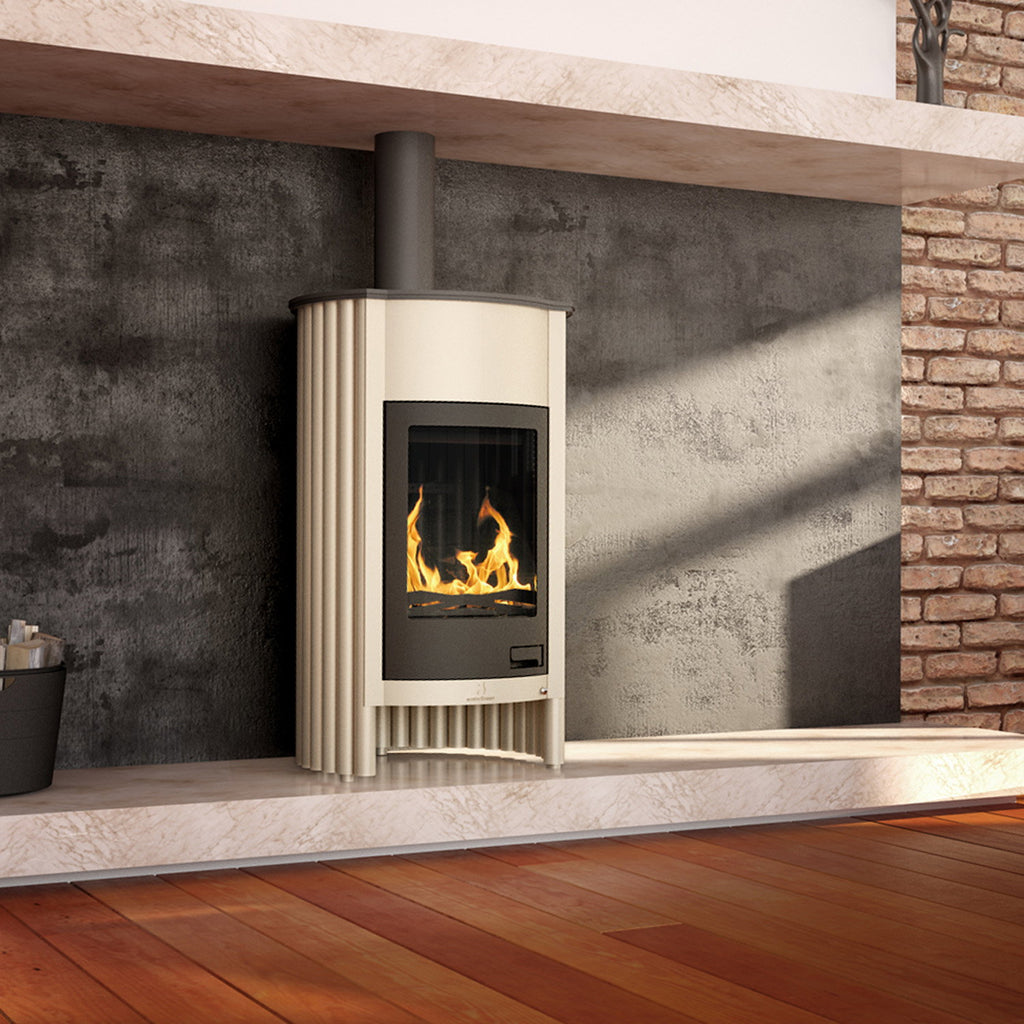 Poêle à bois Masterflamme Grande I Crème 17 kW - image 1