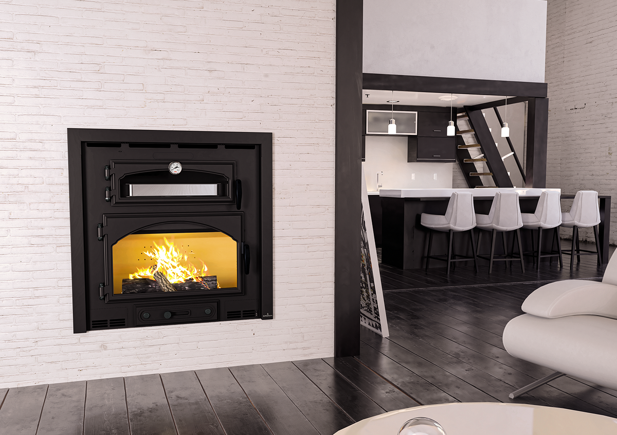 Poêle à bois Bronpi EVEREST 18 kW – Chauffage jusqu’à 375 m³