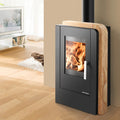 Poêle à bois Haas+Sohn Aruba easy noir Woodstone 6 kW