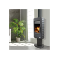 Poêle à bois Godin Equirre 8 kW dans un intérieur