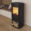 Poêle à bois TermaTech TT44 acier noir 4,8 kW