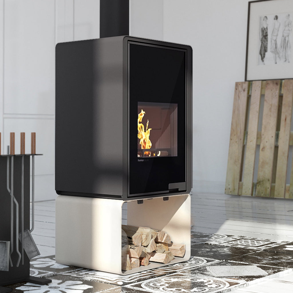 Poêle à bois HS Flamingo Deluxe Pentai Crème 9 kW - image 1
