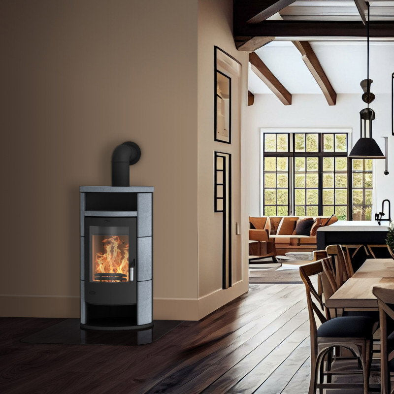 Poêle à bois FirePlace Alicante K1263 8 kW pierre ollaire