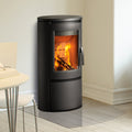 Poêle à bois Varde Ovne Shape 2 acier noir 5 kW