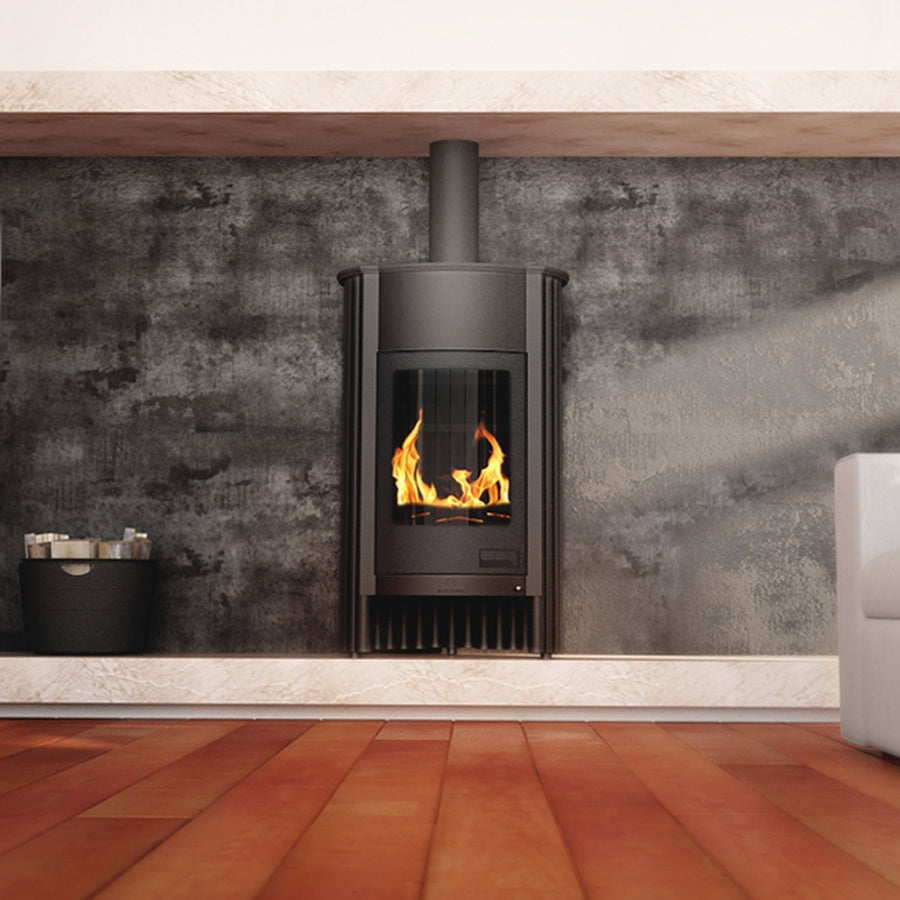 Poêle à bois Masterflamme Grande I Noir 17 kW - image 1