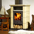Wamsler Montafon S – Poêle à bois 7 kW, céramique beige