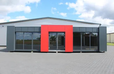 Bürocontainer 12,00 x 6,00 m Typ Lissabon