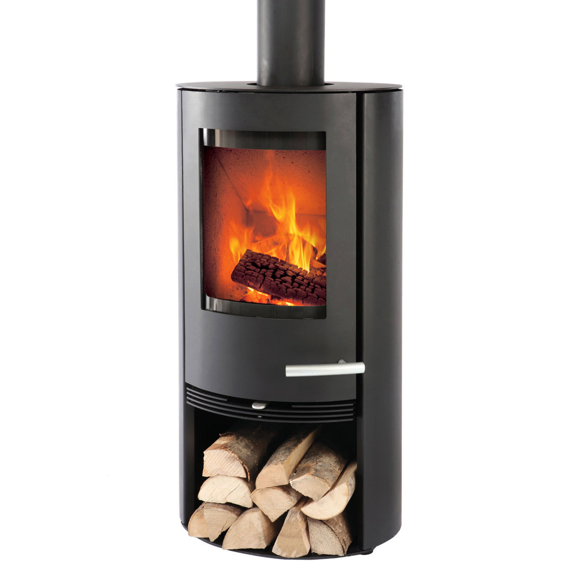 Poêle à bois TermaTech TT20R acier noir 5 kW