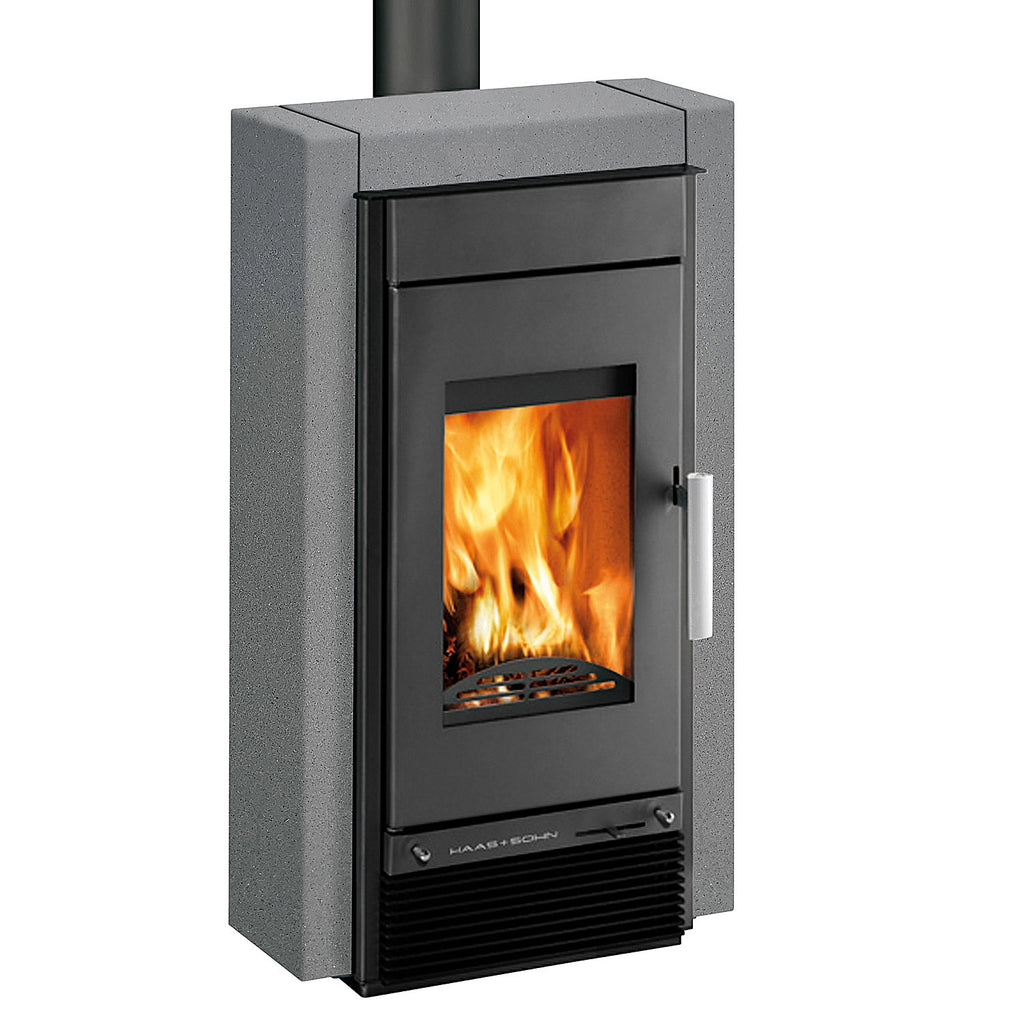 Poêle à bois Haas+Sohn Hasvik Anthracite Perle / Quartz Gris 8,4 kW - image 2