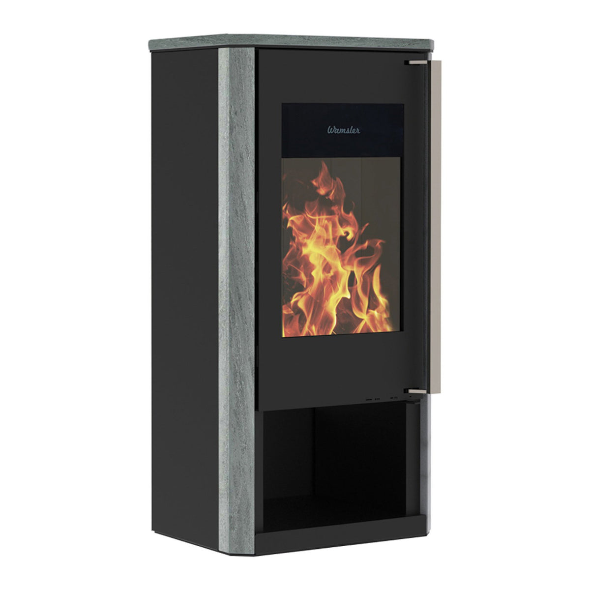 Poêle à bois Wamsler Turon pierre naturelle 8 kW