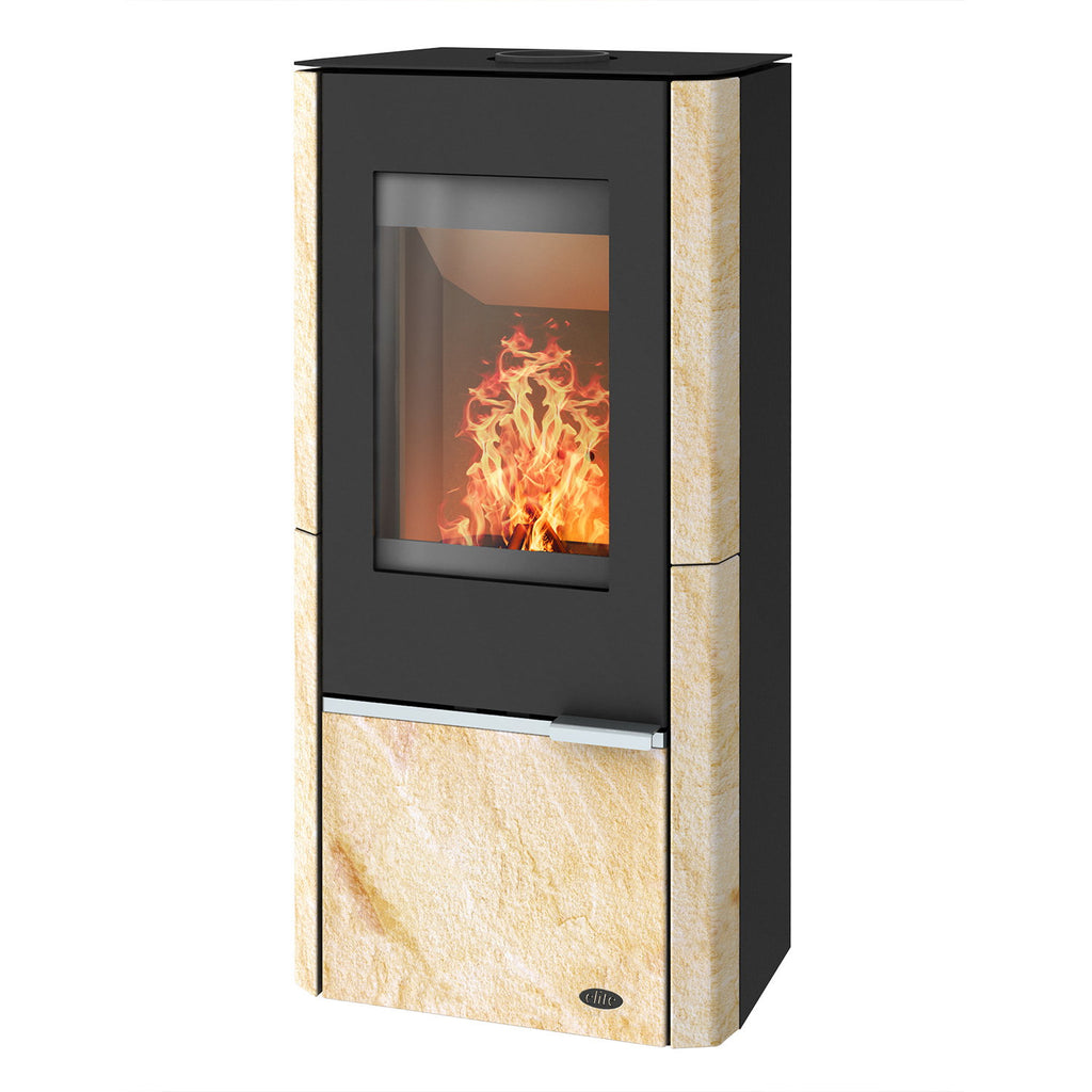 Poêle à bois Fireplace Elite Oregon E6904 pierre de sable 6,9 kW