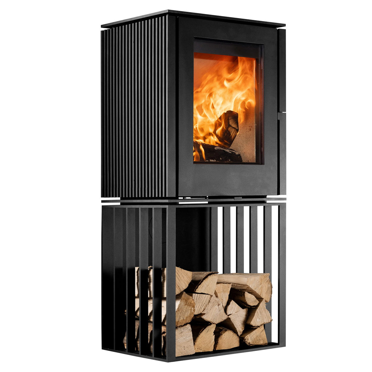 Poêle à bois Schmitzker Cuby Grid 6,4 kW