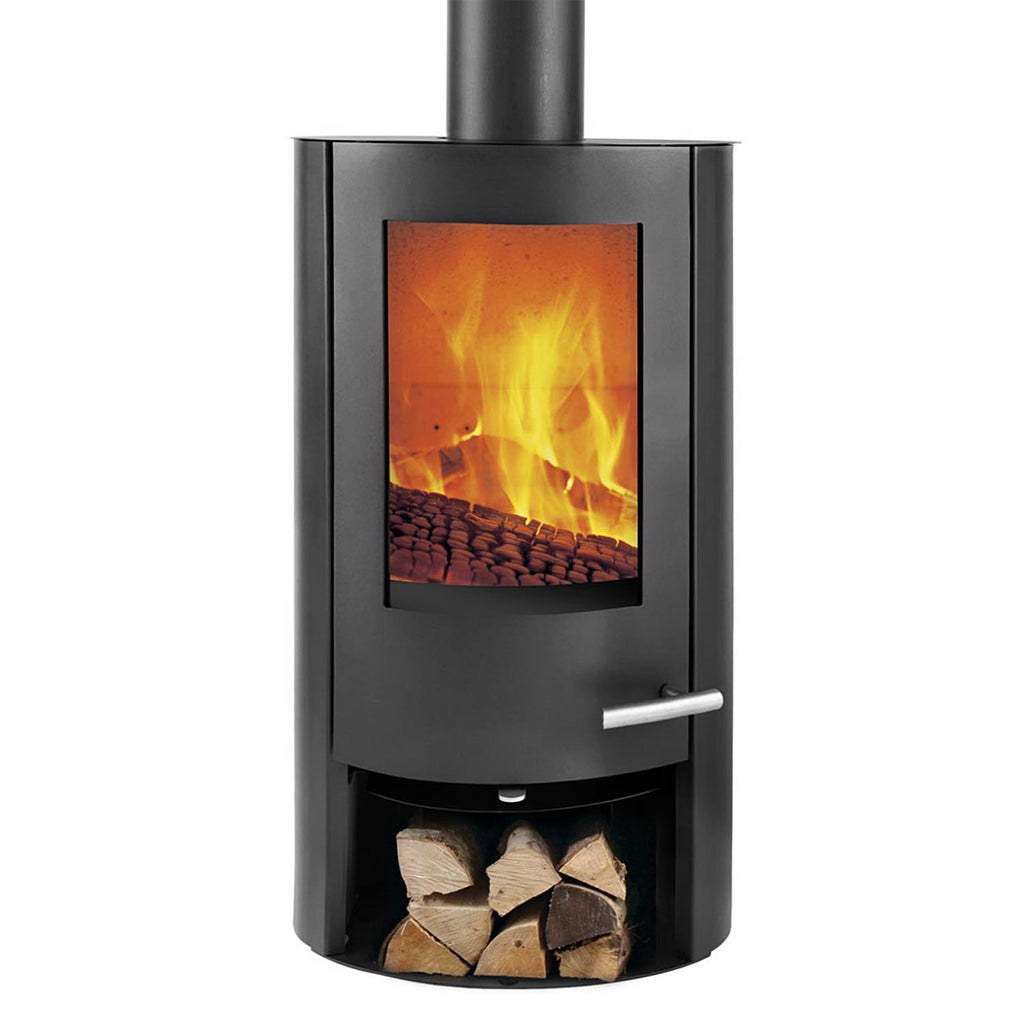 Poêle à bois TermaTech TT20 Bazic R acier noir 5 kW