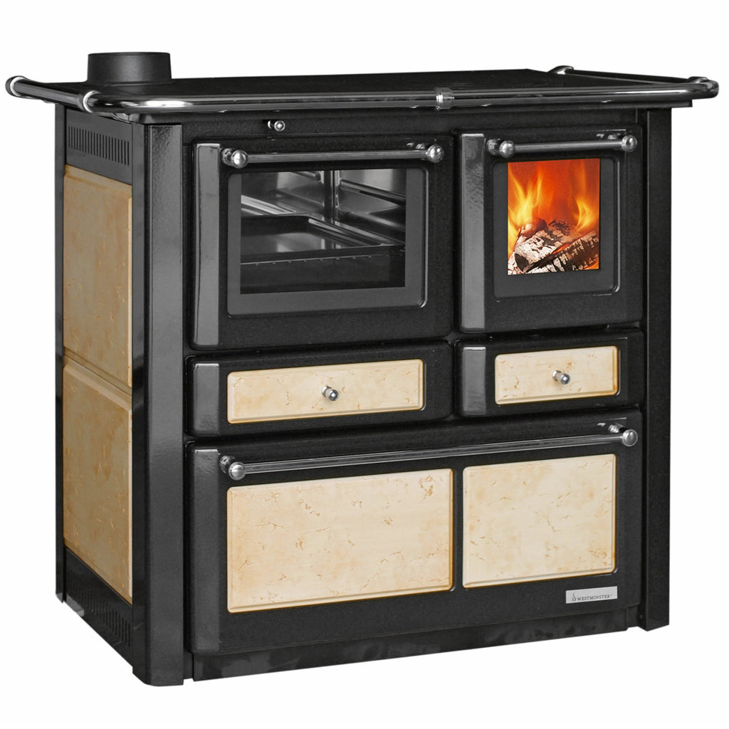 Poêle de cuisine Wamsler K 85 F Céramique Antique avec Four à Gauche 6 kW - image 2