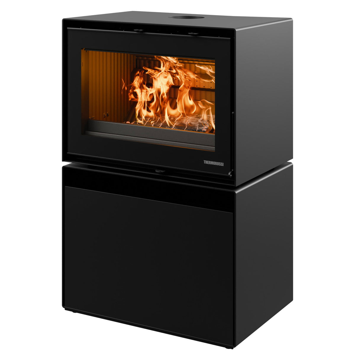 Poêle à bois Thermorossi Moonlight 6 avec compartiment à bûches amovible 5,7 kW - image 2