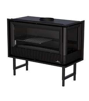 Bronpi PARIS-90-E / PARIS-90-E VISION – Poêle à bois 16 kW