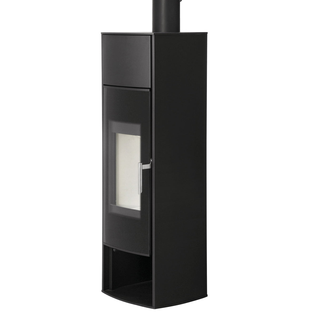 Poêle à bois Schmitzker Cena Base acier noir 6,5 kW