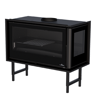 Bronpi PARIS-90-E / PARIS-90-E VISION – Poêle à bois 16 kW