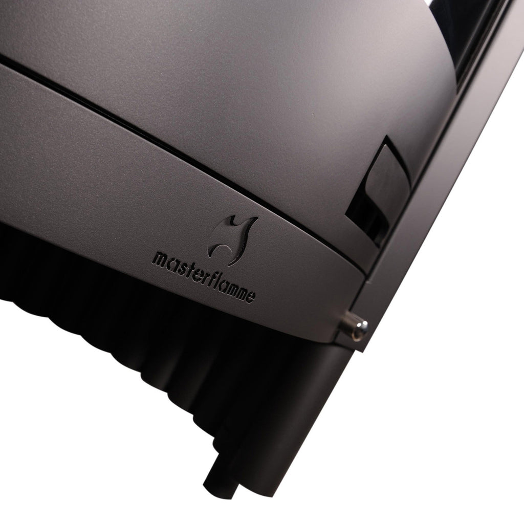 Détail de la finition noire Masterflamme