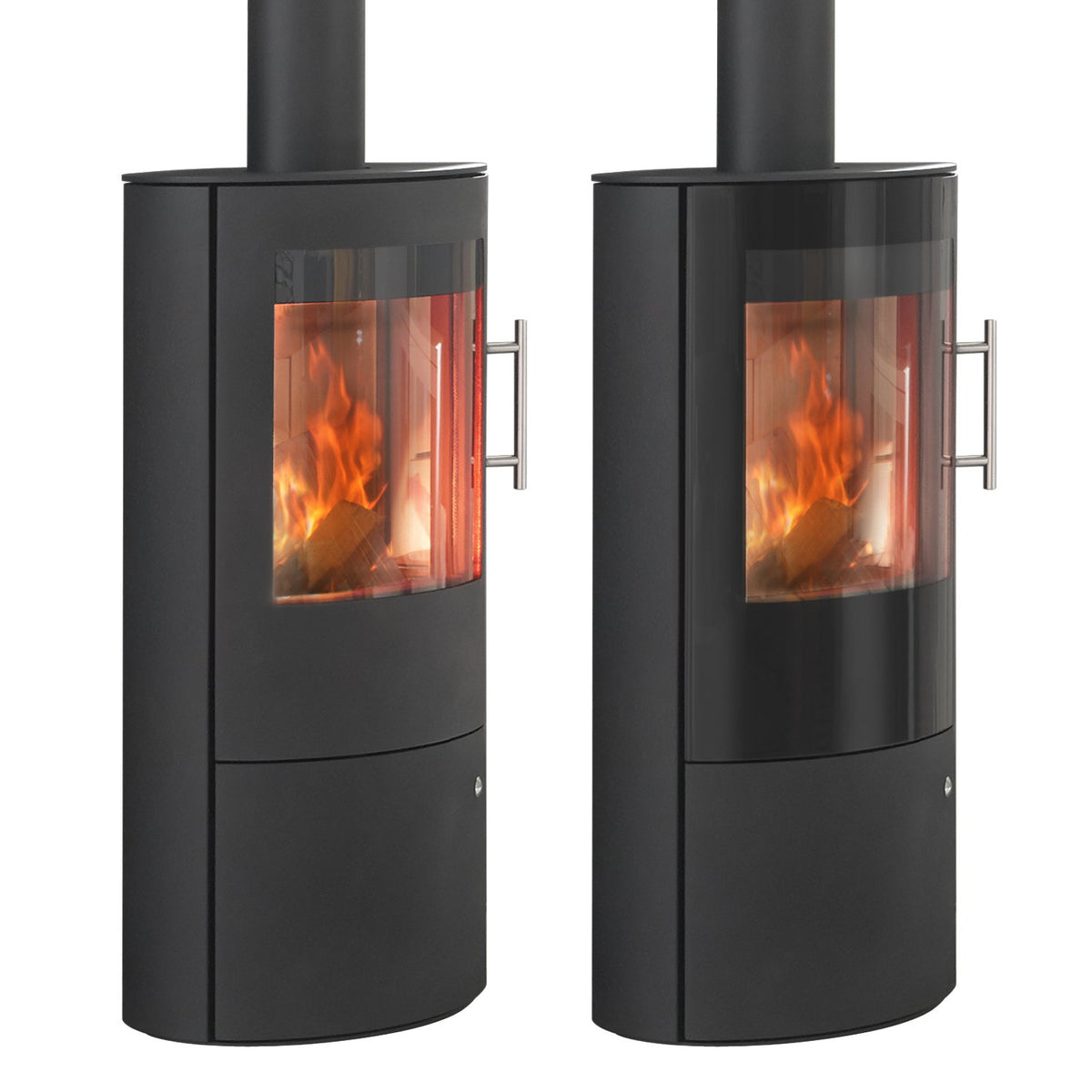Poêle à bois Königshütte Draco M avec porte en acier 5 kW