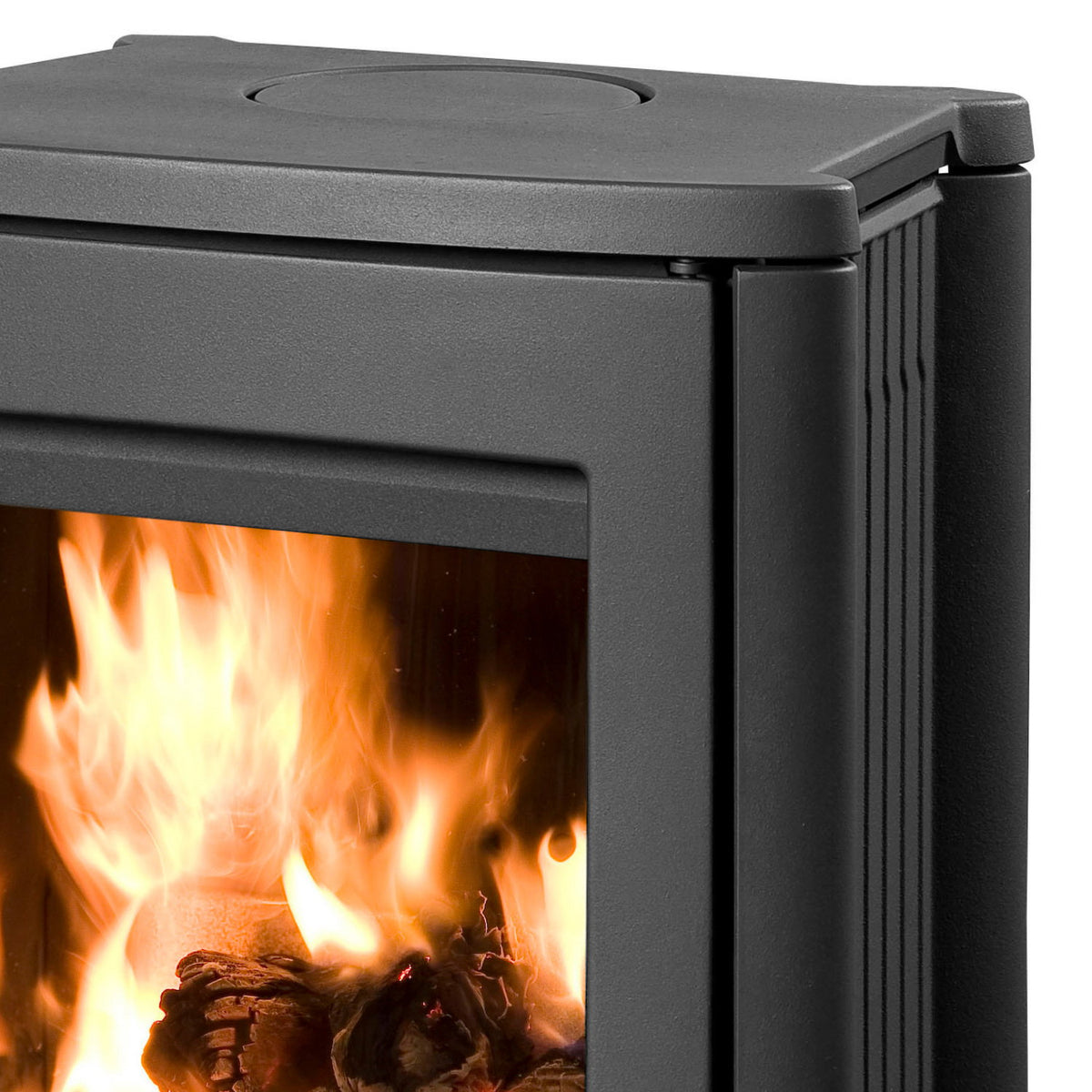 Dovre Astro 2/L – Poêle à bois acier noir 7 kW