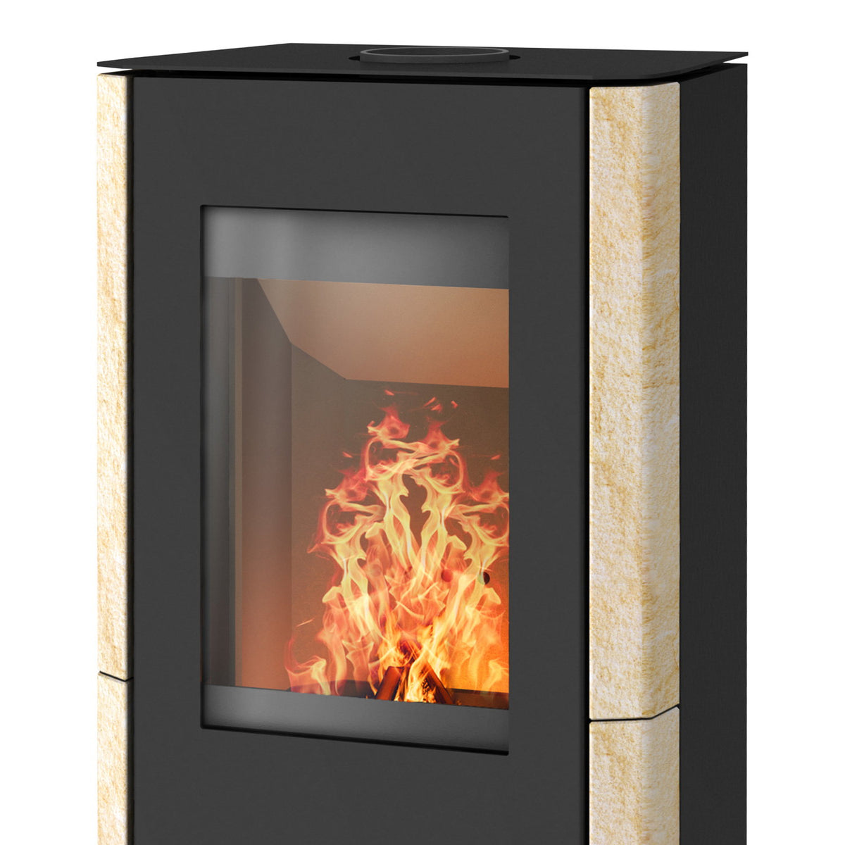 Poêle à bois Fireplace Elite Oregon E6904 pierre de sable 6,9 kW