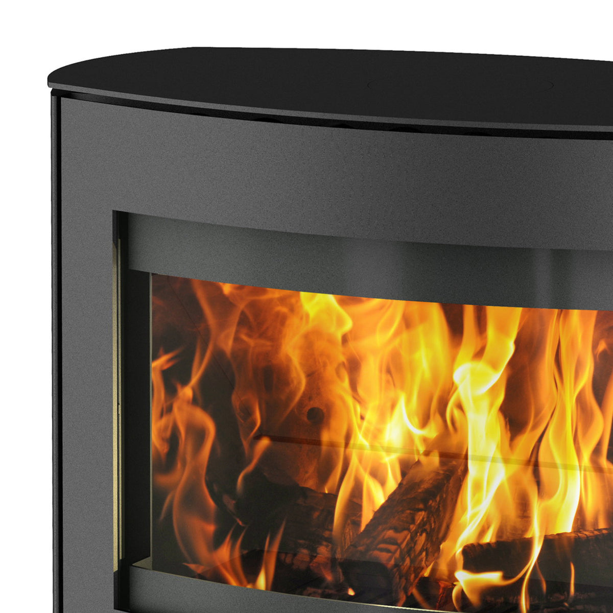 Poêle à bois Fireplace Adamis K6350 acier noir 7,5 kW