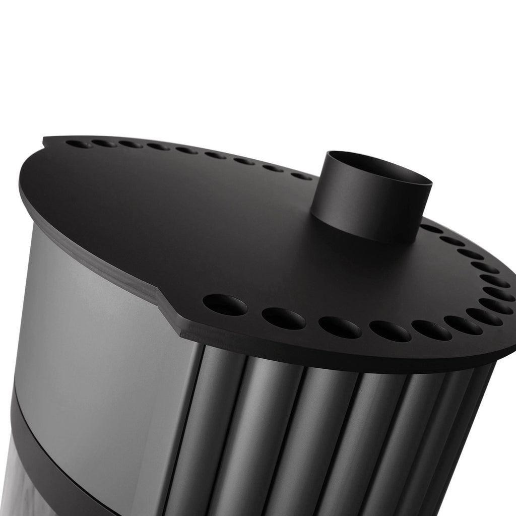 Poêle à air chaud Masterflamme Grande II Gris 17 kW HSF41-024 - image 4