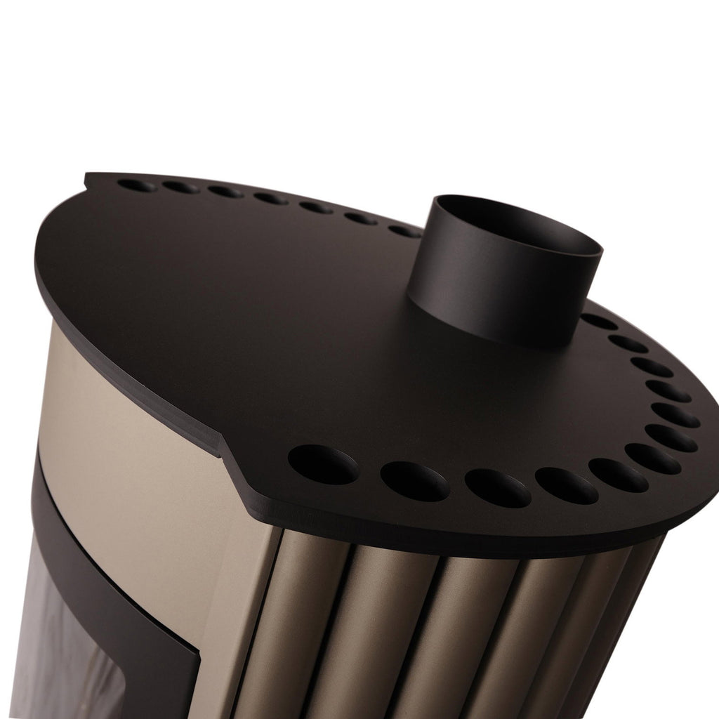 Poêle à bois Masterflamme Medie II Crème HSF41-029 12 kW - image 4
