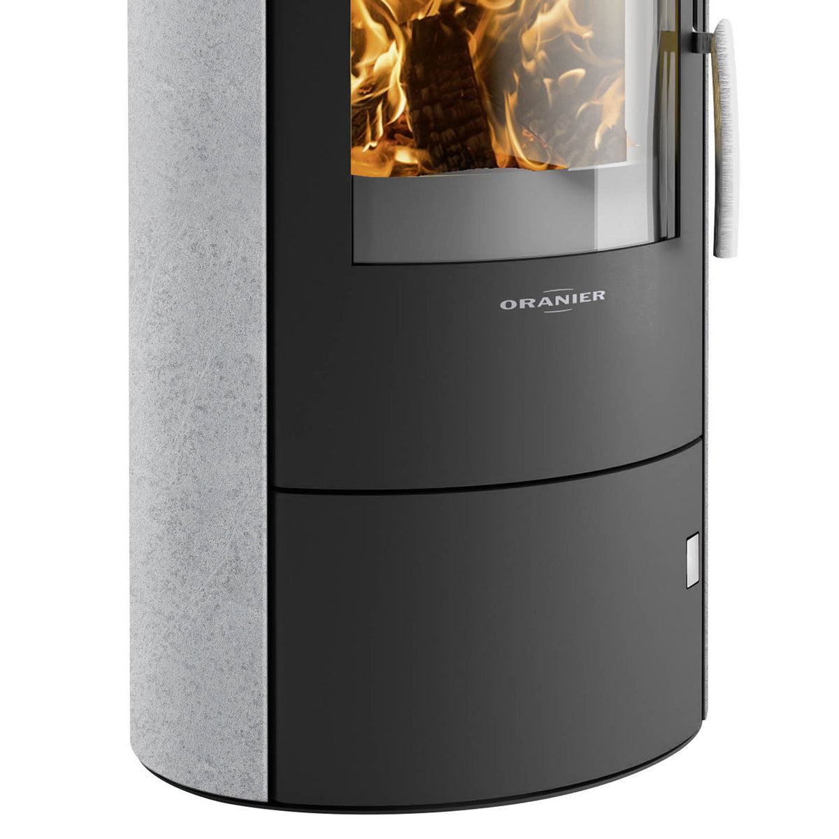 Poêle à bois Oranier Polar 7 2.0 acier noir et pierre ollaire – 6,5 kW - image 4