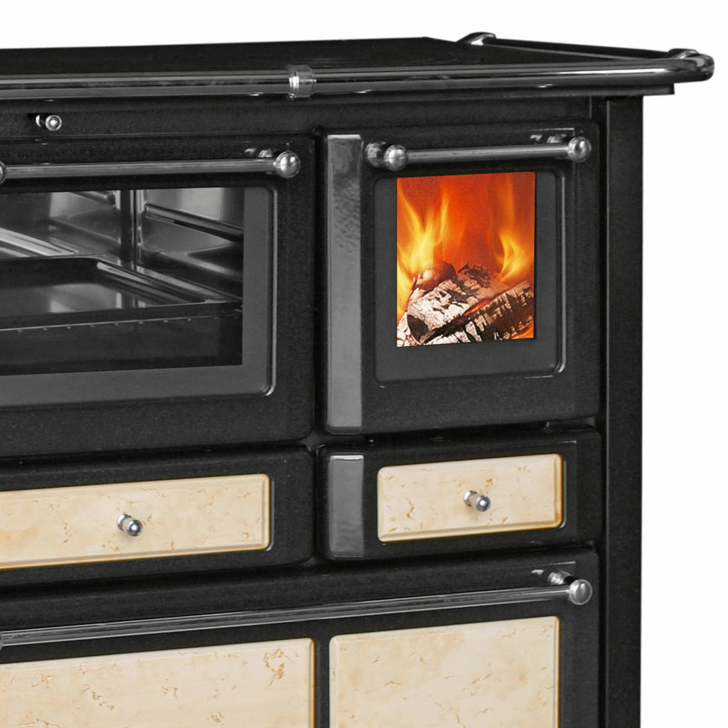 Poêle de cuisine Wamsler K 85 F Céramique Antique avec Four à Gauche 6 kW - image 4