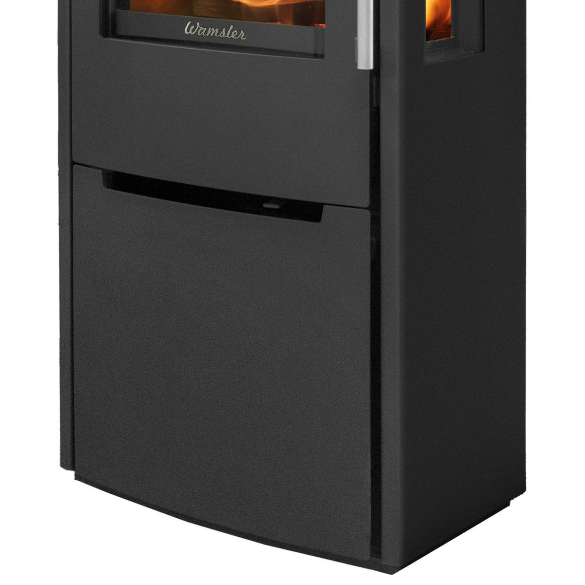 Poêle à bois Wamsler Pylon 3G acier noir 6,2 kW