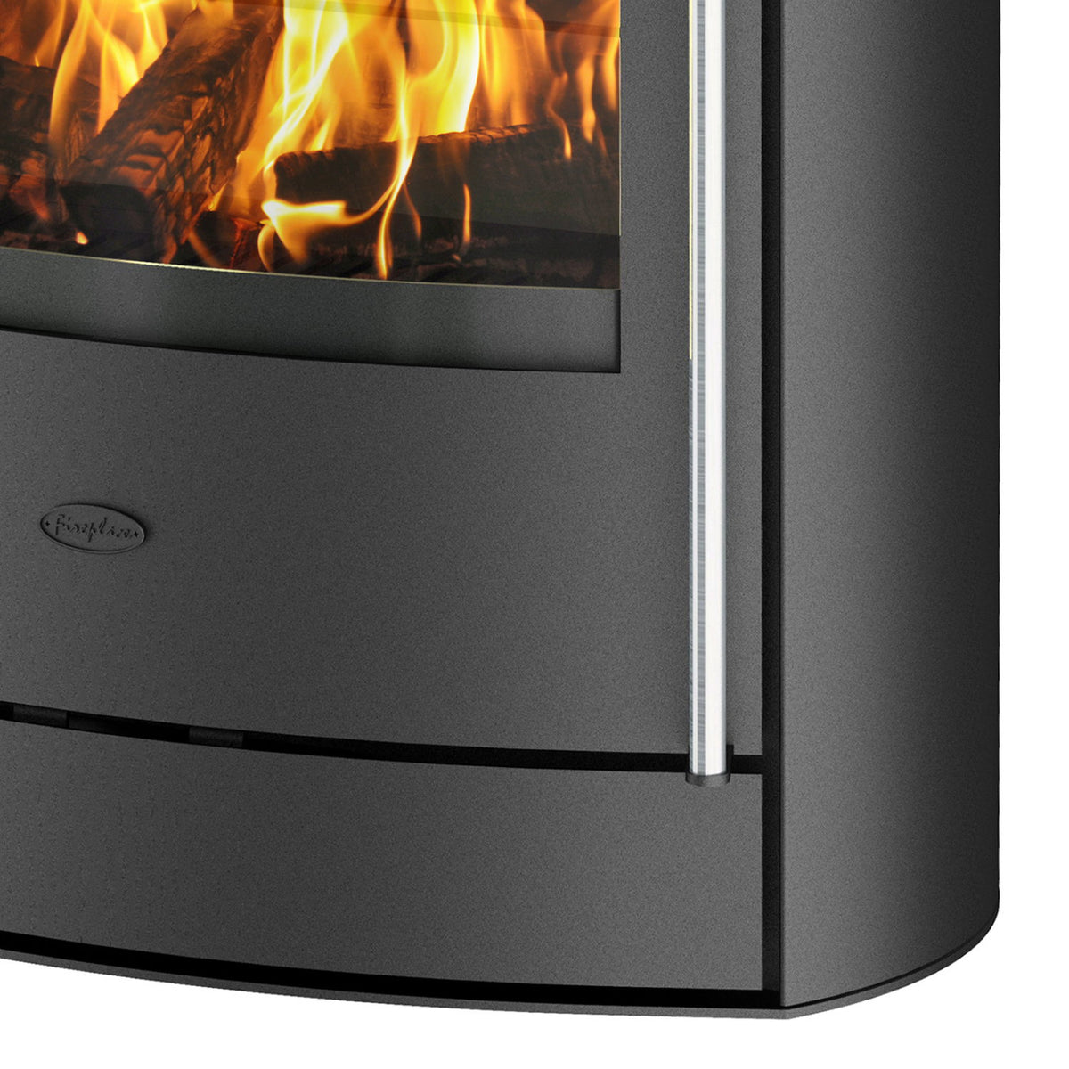 Poêle à bois Fireplace Adamis K6350 acier noir 7,5 kW