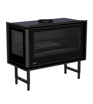 Bronpi PARIS-90-E / PARIS-90-E VISION – Poêle à bois 16 kW