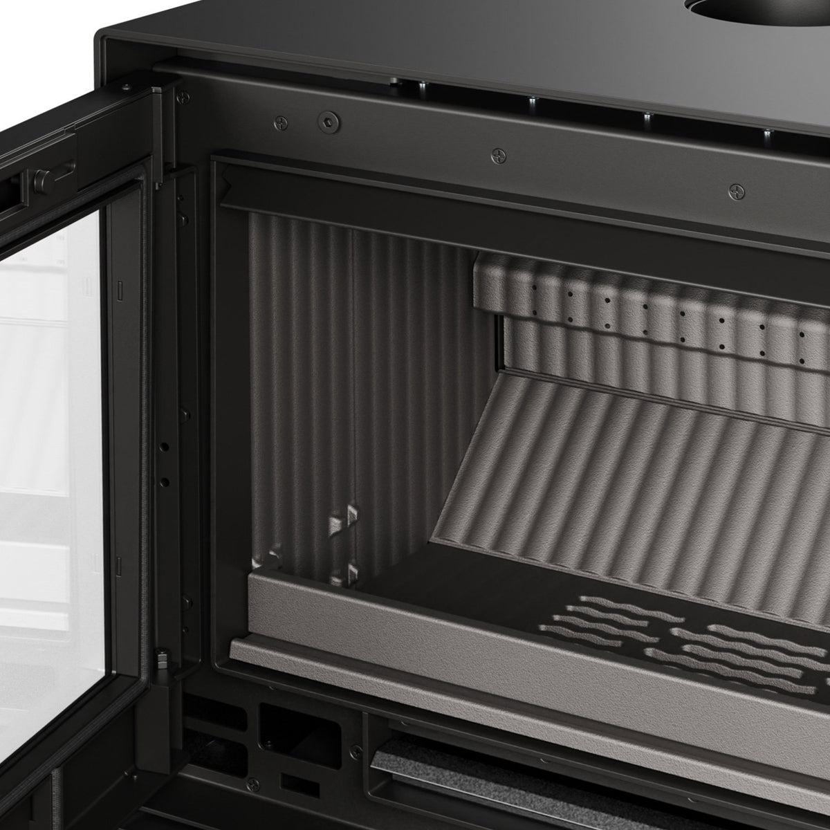 Poêle à bois Thermorossi Moonlight 6 avec compartiment à bûches amovible 5,7 kW - image 5