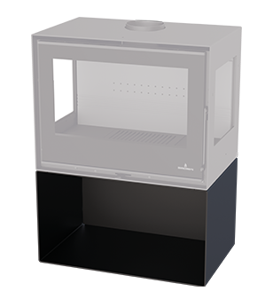 Poêle à bois Bronpi BIMBA-90-3C – 16 kW, bûches de 80 cm